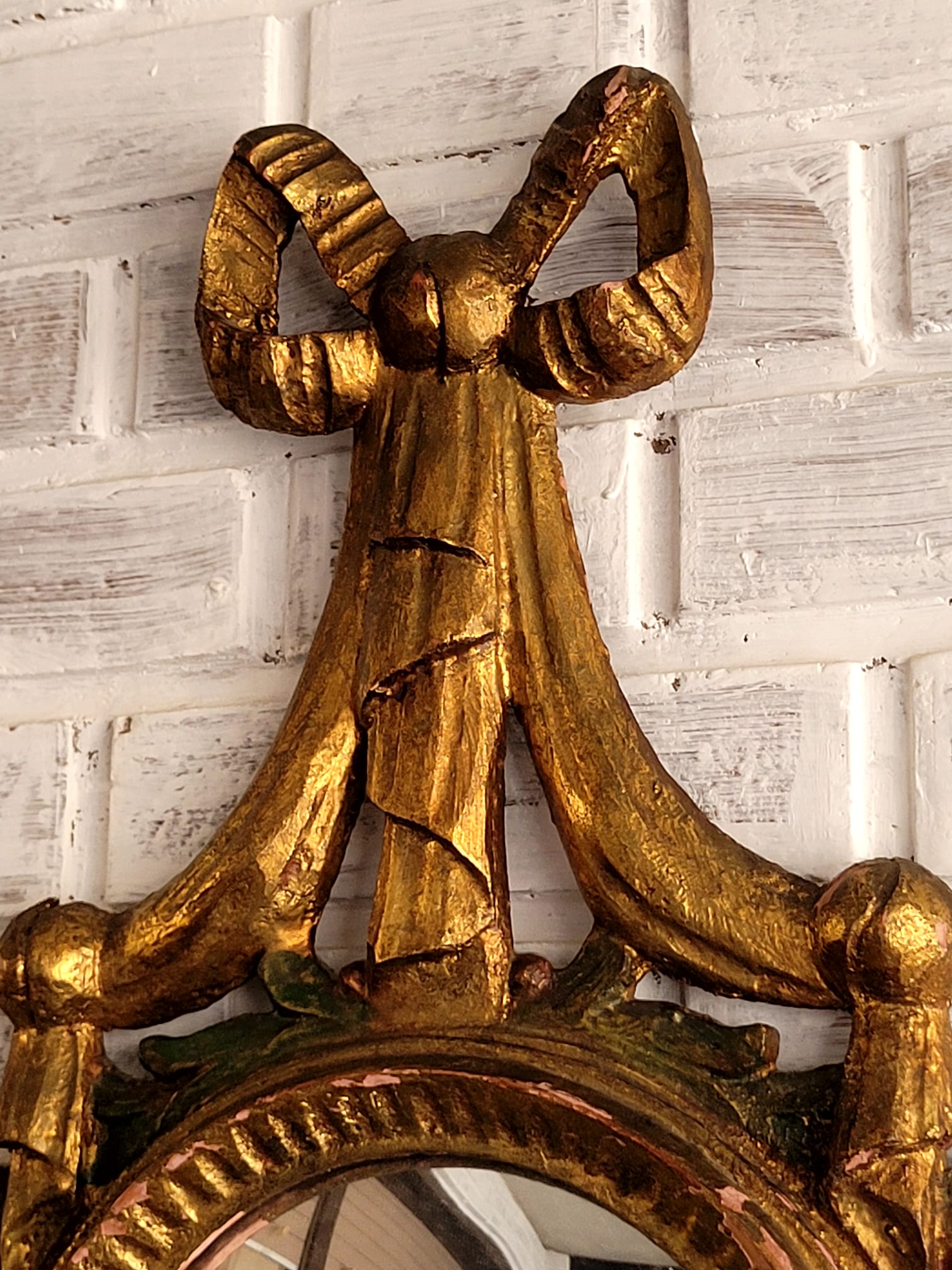 Detalle del lazo superior